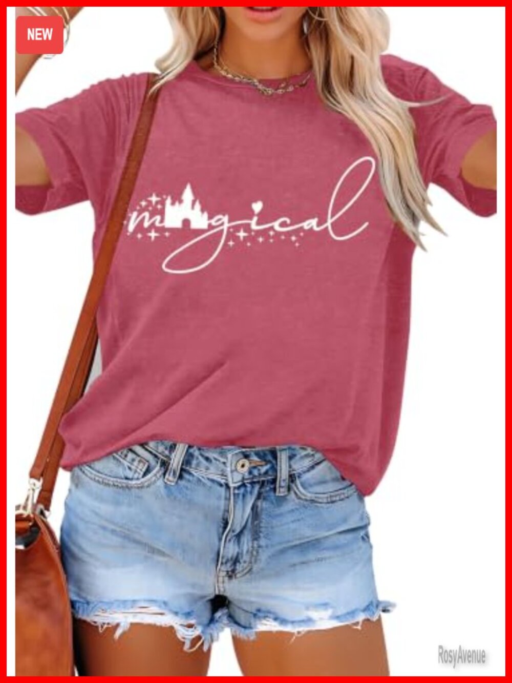 Magic Kingdom Graphic T-Shirt Women's Short Sleeve Vacation Tee